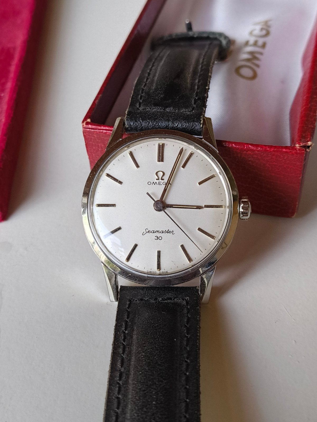 Omega Seamaster 30 - Recent onderhoud gehad, Staal, Polshorloge, Ophalen of Verzenden, Omega