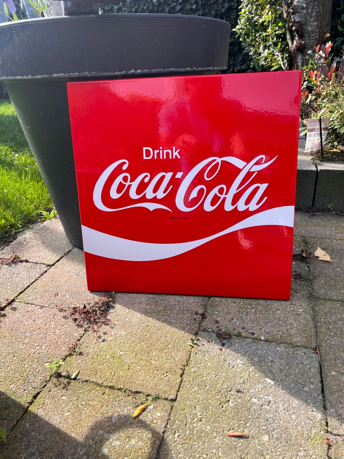 Vintage Coca-Cola reclamebord - Emaille fanta 7-up, Ophalen of Verzenden