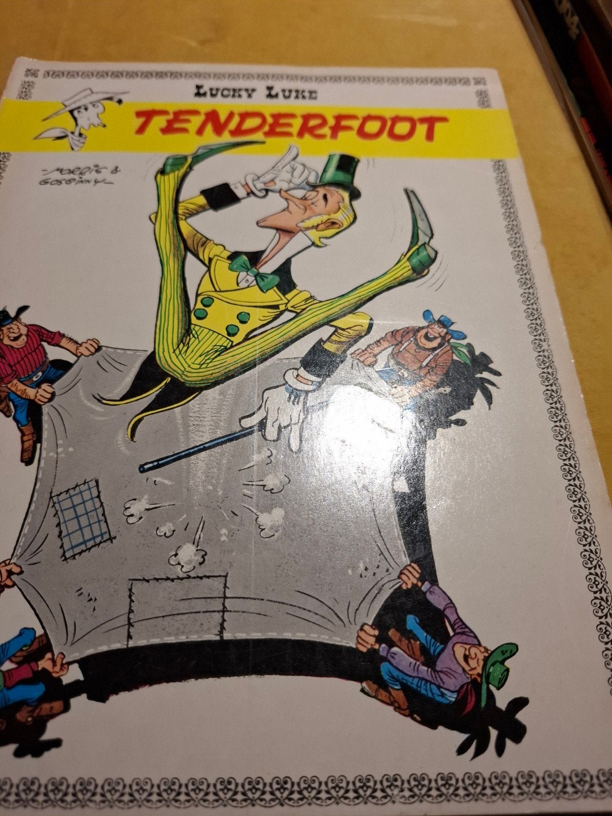 Lucky Luke - Tenderfoot stripboek, Eén stripboek, Ophalen of Verzenden, Gelezen, Morris & Goscinny