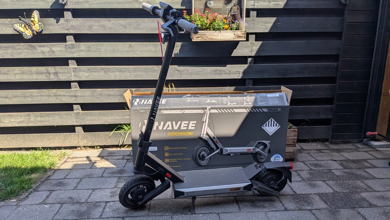 Navee S40 Elektrische Scooter Step- groot model, Ophalen, Zo goed als nieuw, Elektrische step (E-scooter), Navee