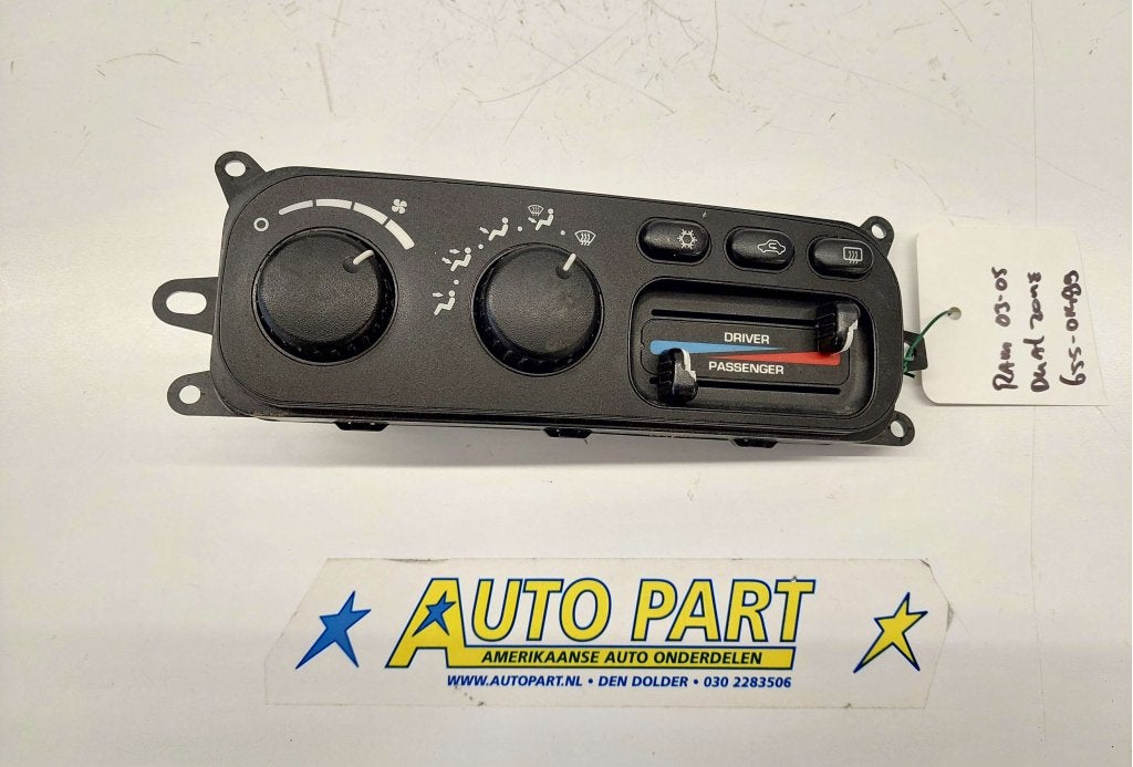 Dodge Ram pickup kachelbediening 2002-2005, Gebruikt, PO Box 21-8004 | Auburn Hills, MI 48321-8004, Amerikaanse onderdelen, Ophalen of Verzenden