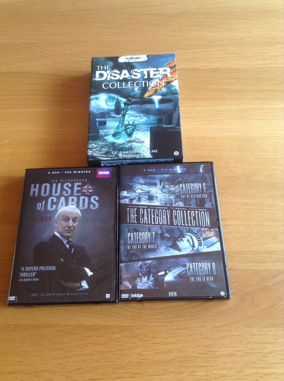 Dvd Box, The Disaster, The Category collectie, House of Card, Vanaf 16 jaar, Ophalen of Verzenden, Zo goed als nieuw