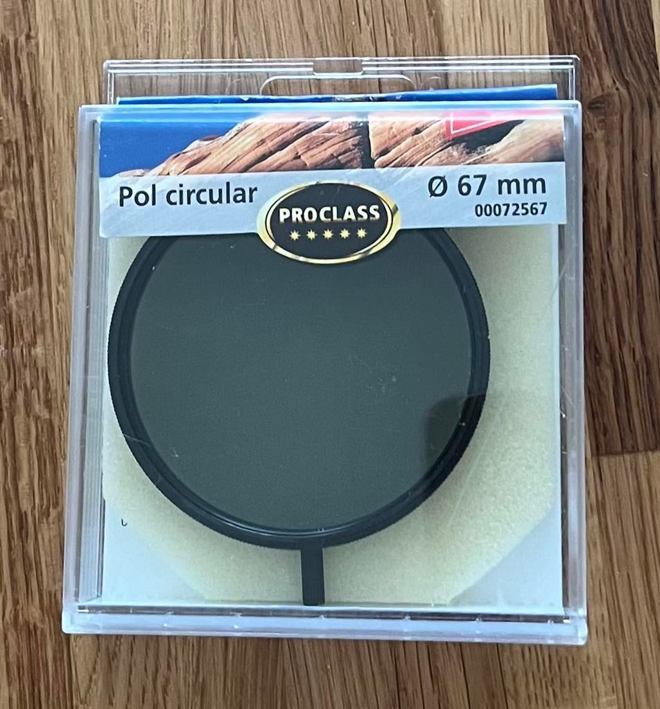 Proclass Pol circular filter 67 mm, Overige merken, Polarisatiefilter, 60 tot 70 mm, Ophalen of Verzenden