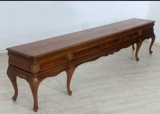 Tv meubel queen Ann, barok, notenhout, noten, tv dressoir,, Huis en Inrichting, Ophalen, Zo goed als nieuw, 25 tot 50 cm, Minder dan 100 cm