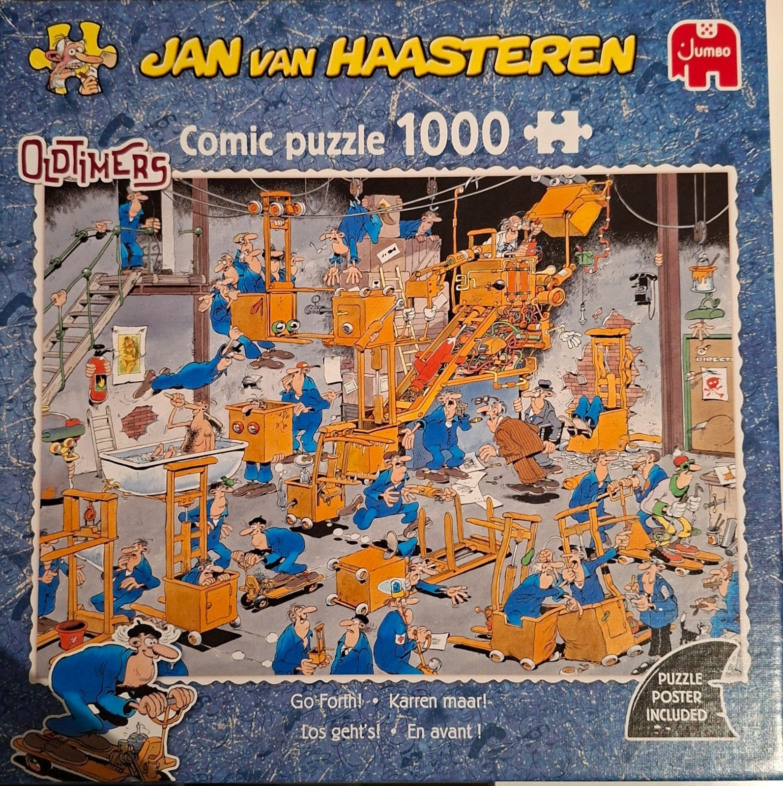Jan van Haasteren, Ophalen, 500 t/m 1500 stukjes, Zo goed als nieuw