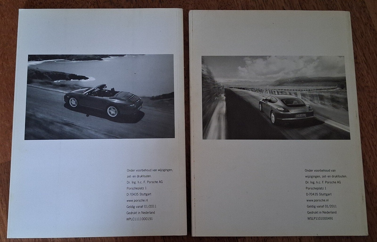 Porsche 911 en Panamera Brochures (2011), Ophalen of Verzenden, Gelezen, Porsche