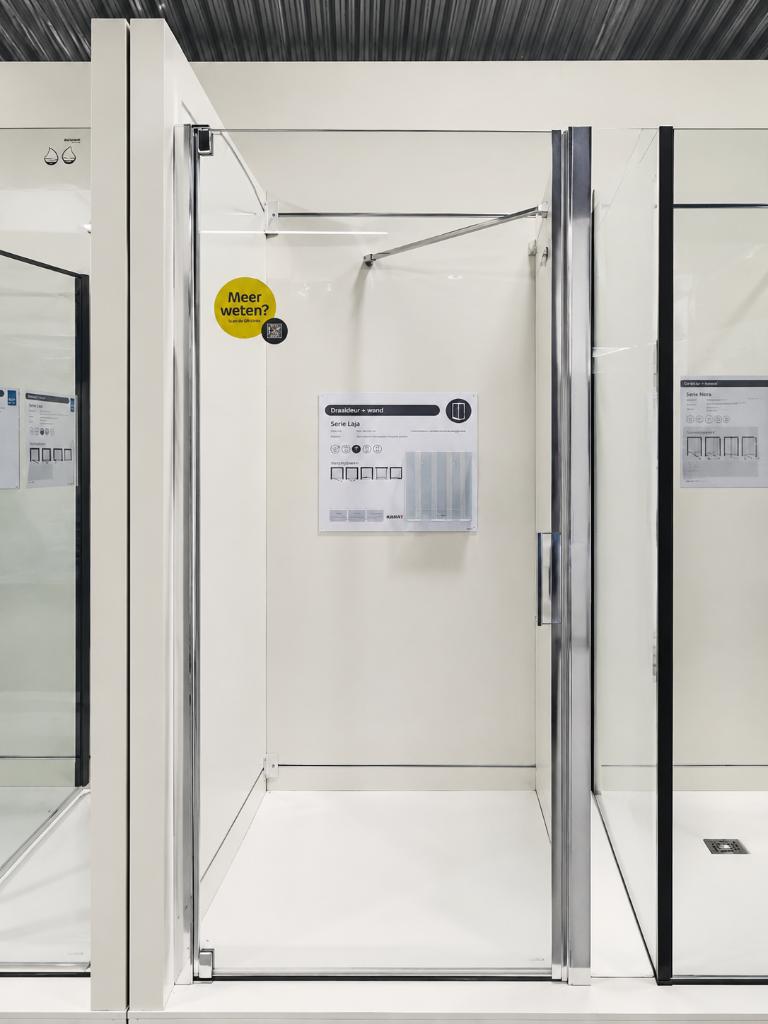 Douchecabine serie Laja 90x90, Doe-het-zelf en Verbouw, Sanitair, Ophalen, Zo goed als nieuw, Glas, Douche