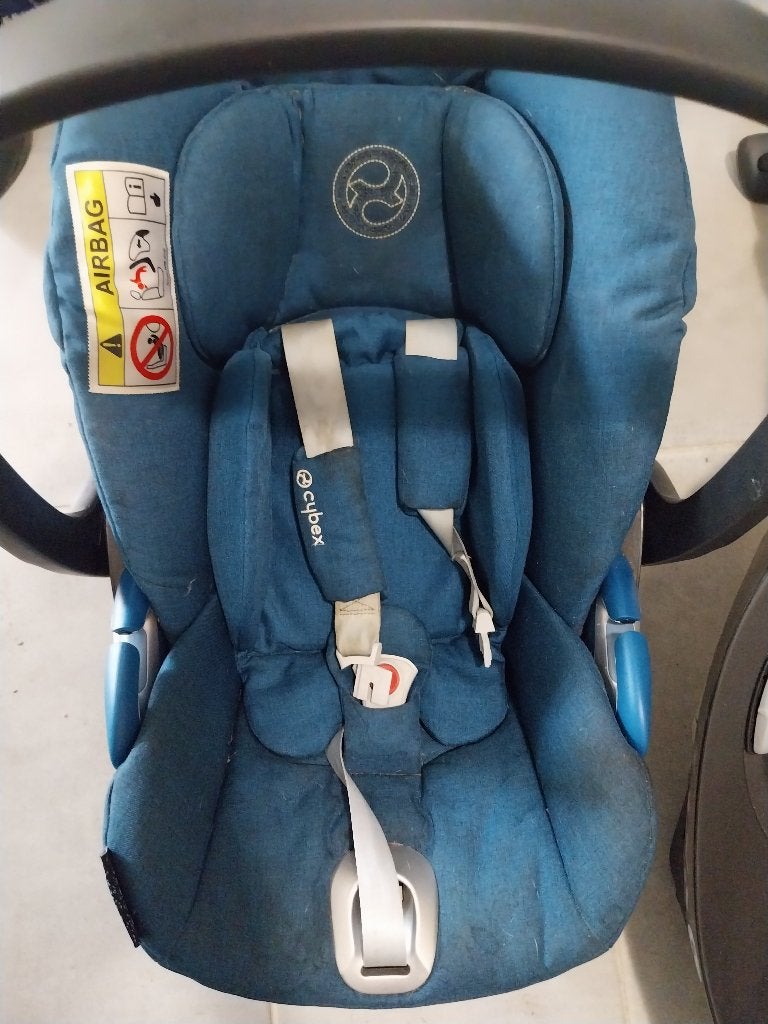 Cybex Cloud Z i-Size autostoel met Base, Gebruikt, Isofix, 0 t/m 13 kg, Slaapstand