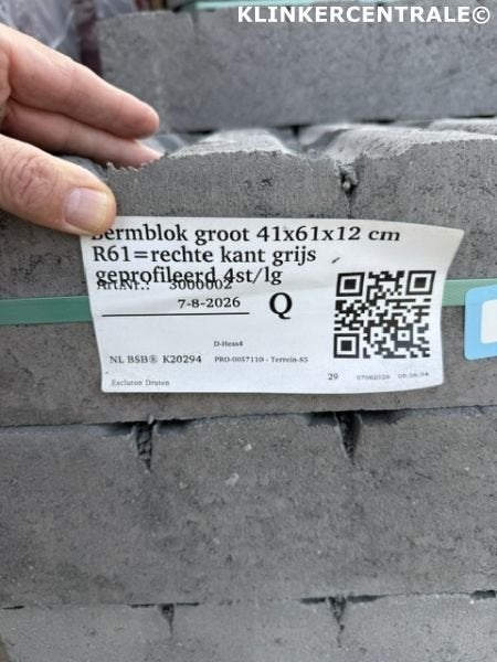 28,5m2 grastegels B-KEUS 61x41x12cm graskanttegels bermblokk, Excluton BV, Overige typen, Nieuw, Ophalen of Verzenden