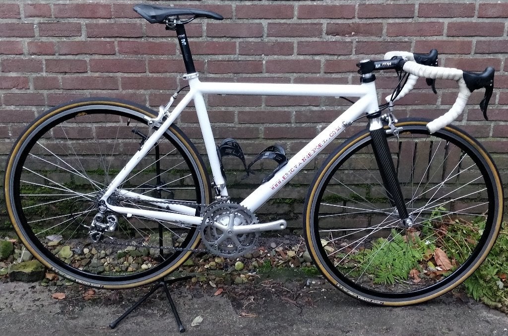 Kinesis racefiets met Campagnolo Record 3x10 groepset, Fietsen en Brommers, Fietsen | Racefietsen, 28 inch, Gebruikt, Velgrem