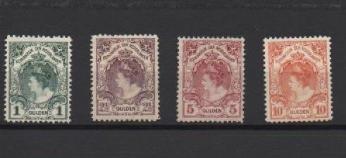 nvph 77-80 postfris nagegomd, Postzegels en Munten, Ophalen of Verzenden