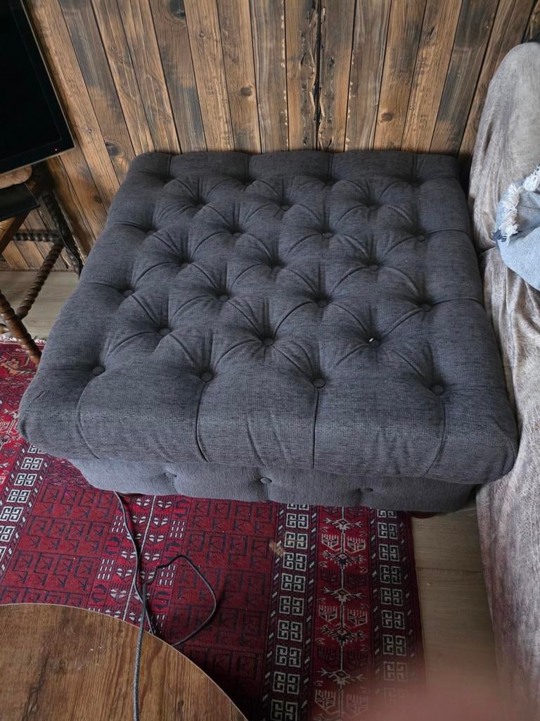 Hocker / Poef 86x86x45, Ophalen, Zo goed als nieuw, Vierkant