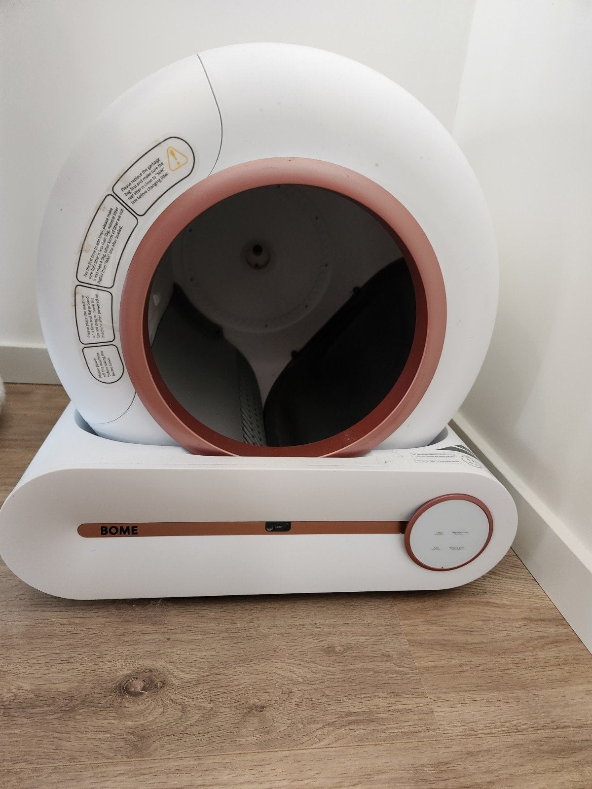 Automatische kattenbak - opknapper, Ophalen