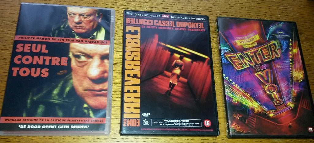 Seul contre tous, Irreversible, Enter the void - Gaspar Noe, Vanaf 16 jaar, Verzenden, Nederlands, Frankrijk
