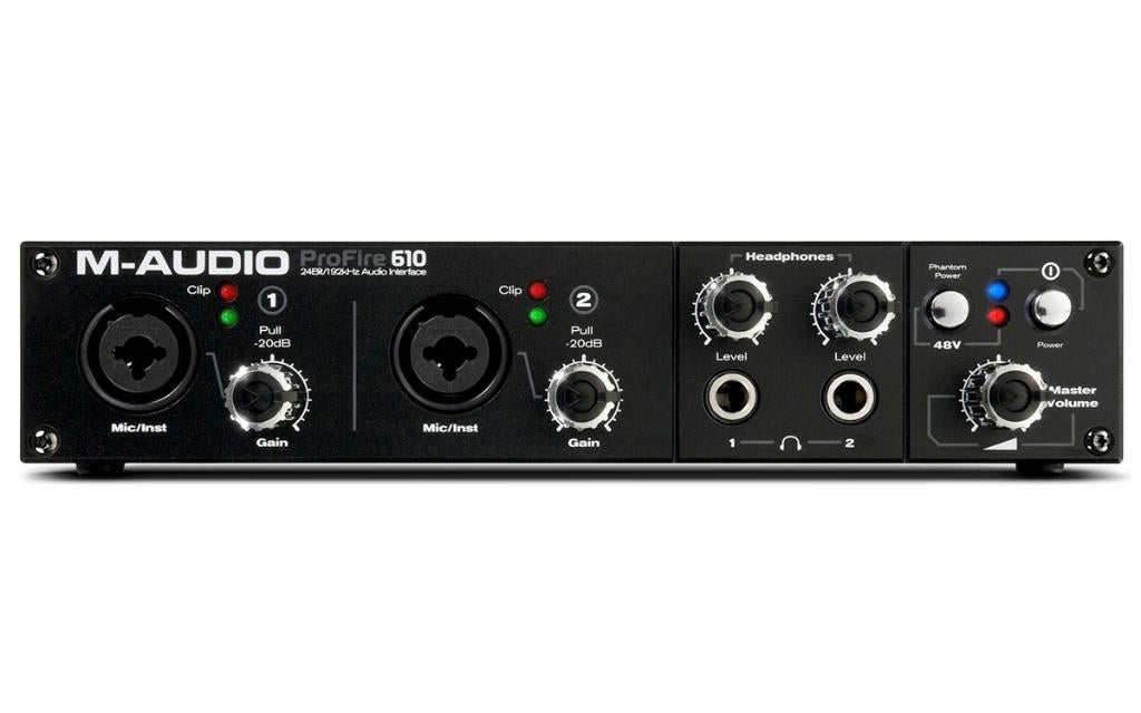 2X Interfaces: M-Audio ProFire-610, Focusrite Sapphire Pro40, Ophalen of Verzenden, Refurbished, Audio