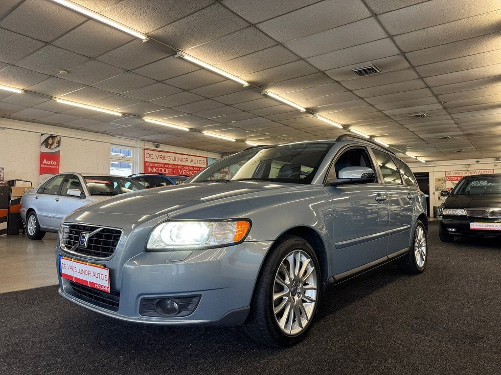 Volvo V50 1.8 Edition II. PDC, lederen bekl, cruise/climate,, Auto's, Volvo, Bedrijf, Te koop, V50, ABS, Airbags, Airconditioning