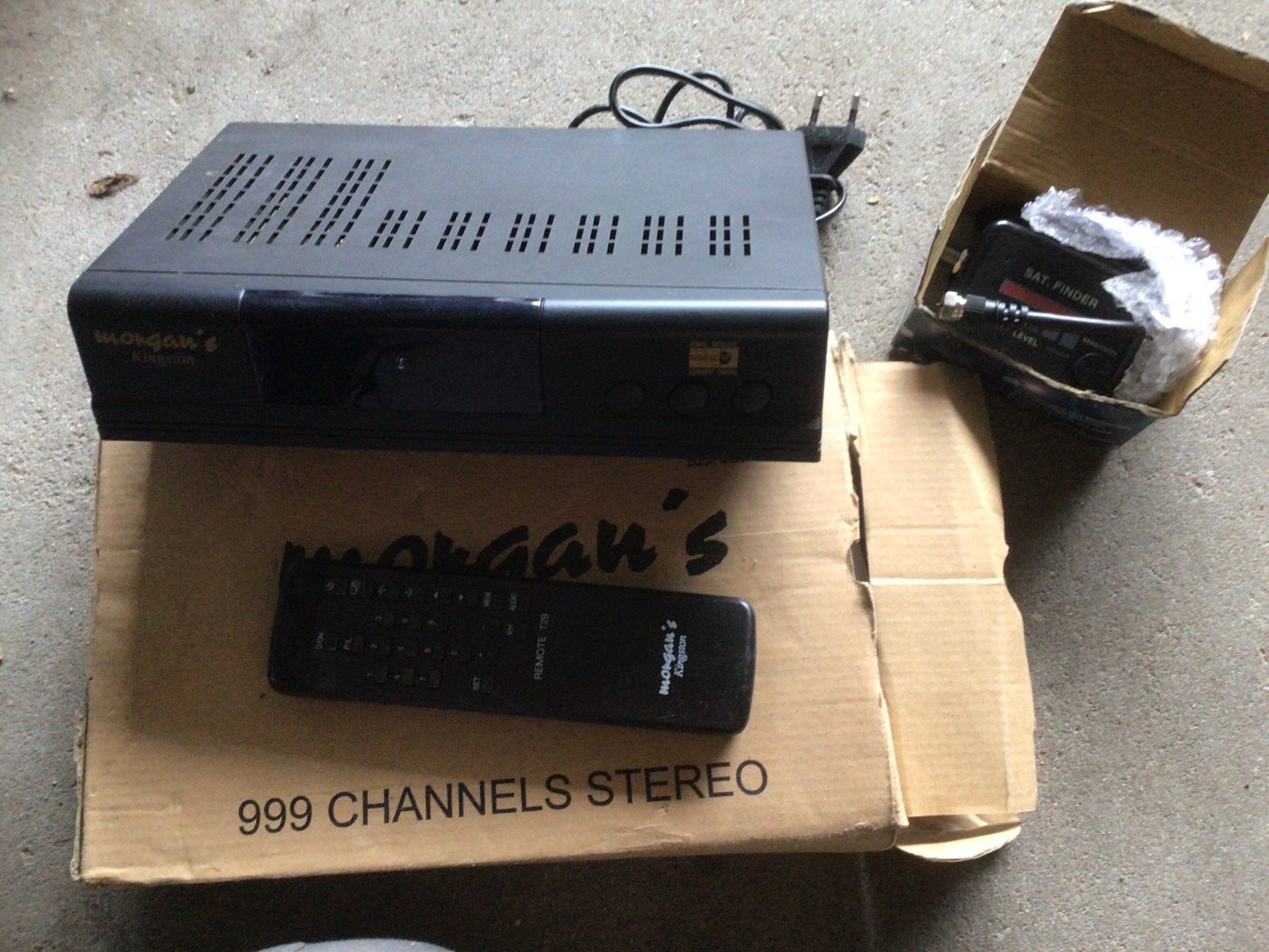 Morgan's Satellietontvanger met afstandsbediening, Ophalen of Verzenden, Gebruikt, Decoder