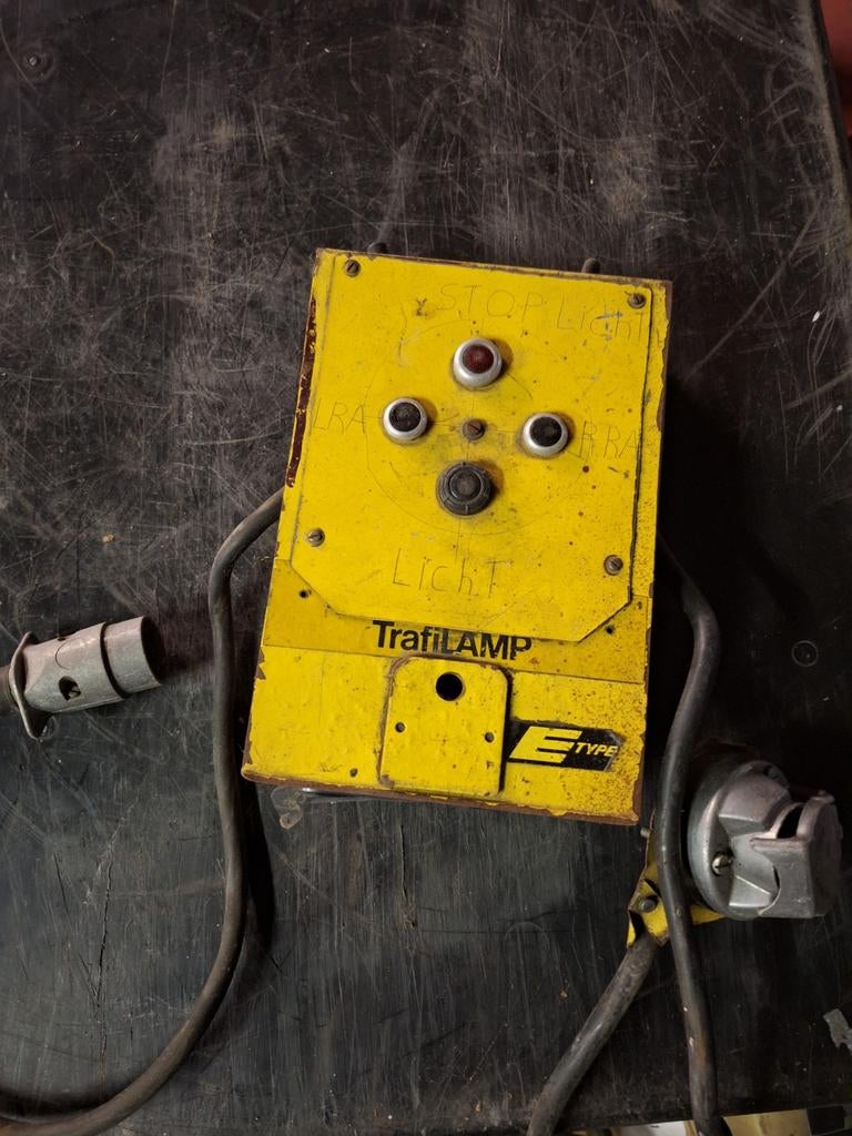 Vintage TrafiLAMP E-Type verkeerslicht bedieningspaneel, Antiek en Kunst, Ophalen of Verzenden