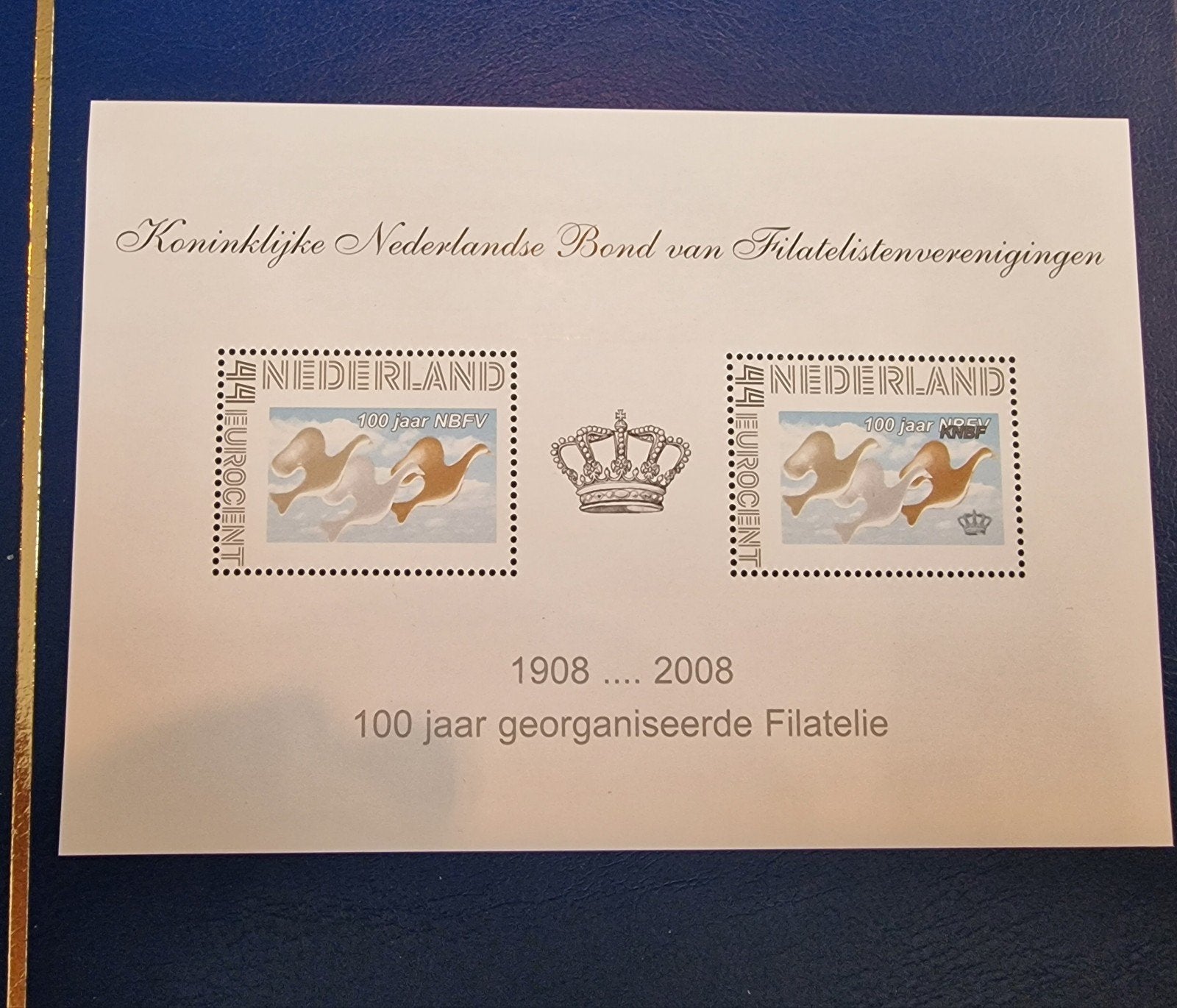 kv1183 postzegels 100 jaar georganiseerde Filatelie, Ophalen of Verzenden, Na 1940, Postfris
