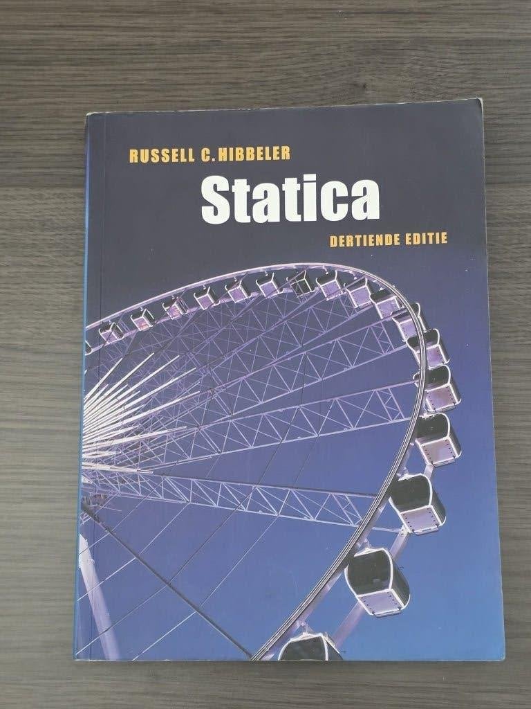 Pearson Statica Boek, Ophalen of Verzenden, Gelezen, Werktuigbouwkunde, Pearson
