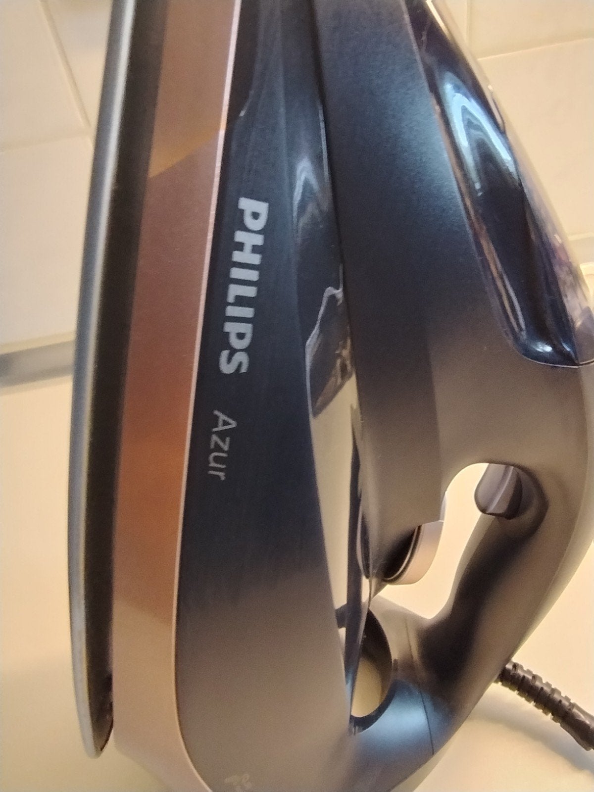 Philips Azur Strijkijzer 3000W SteamGlide Elite, Ophalen, Zo goed als nieuw, Strijkijzer met snoer