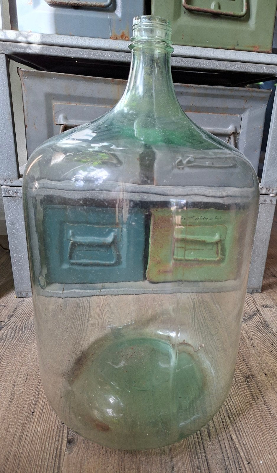Vintage grote gistfles ca 50 x 30 cm, Ophalen