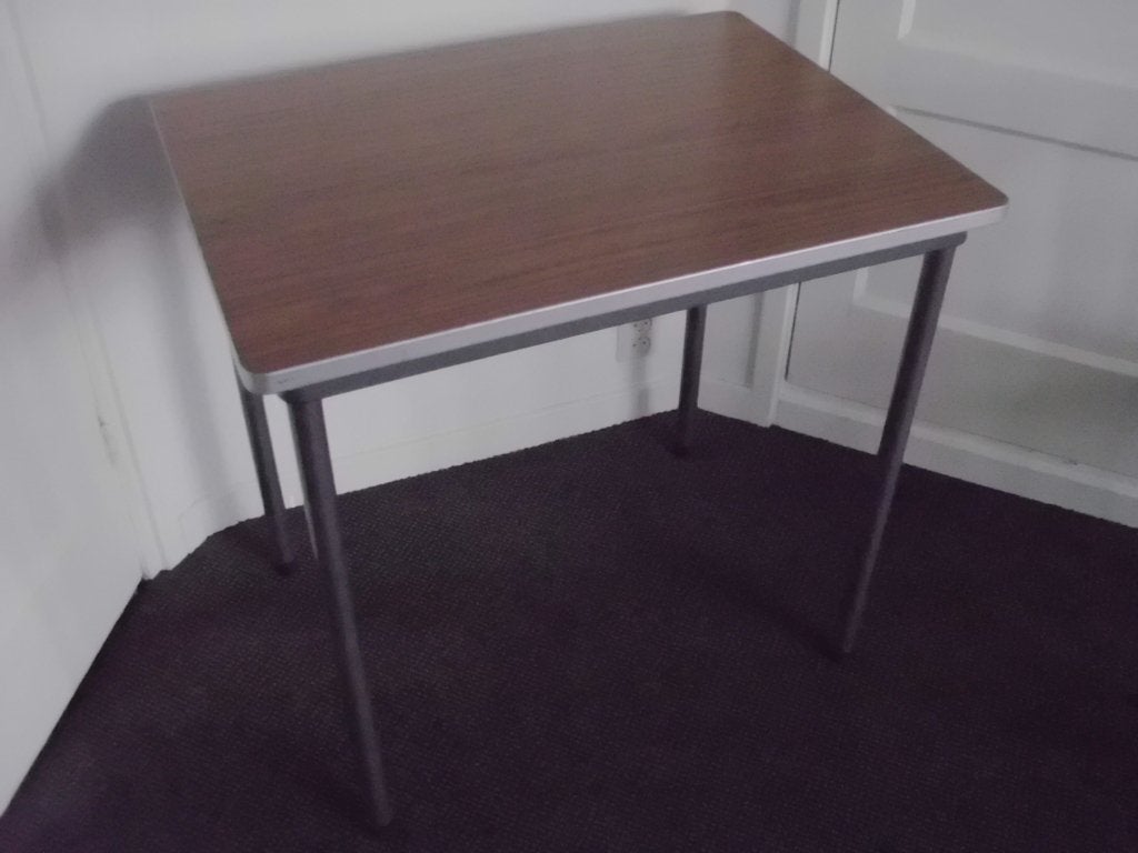Retro vintage eettafel officiers mess vliegveld soesterberg, Ophalen, Gebruikt, 200 cm of meer, 50 tot 100 cm