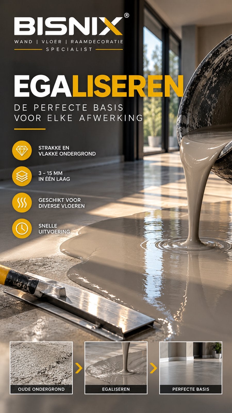 Lava Steen, Beton Ciré & Microcement Specialist | BISNIX