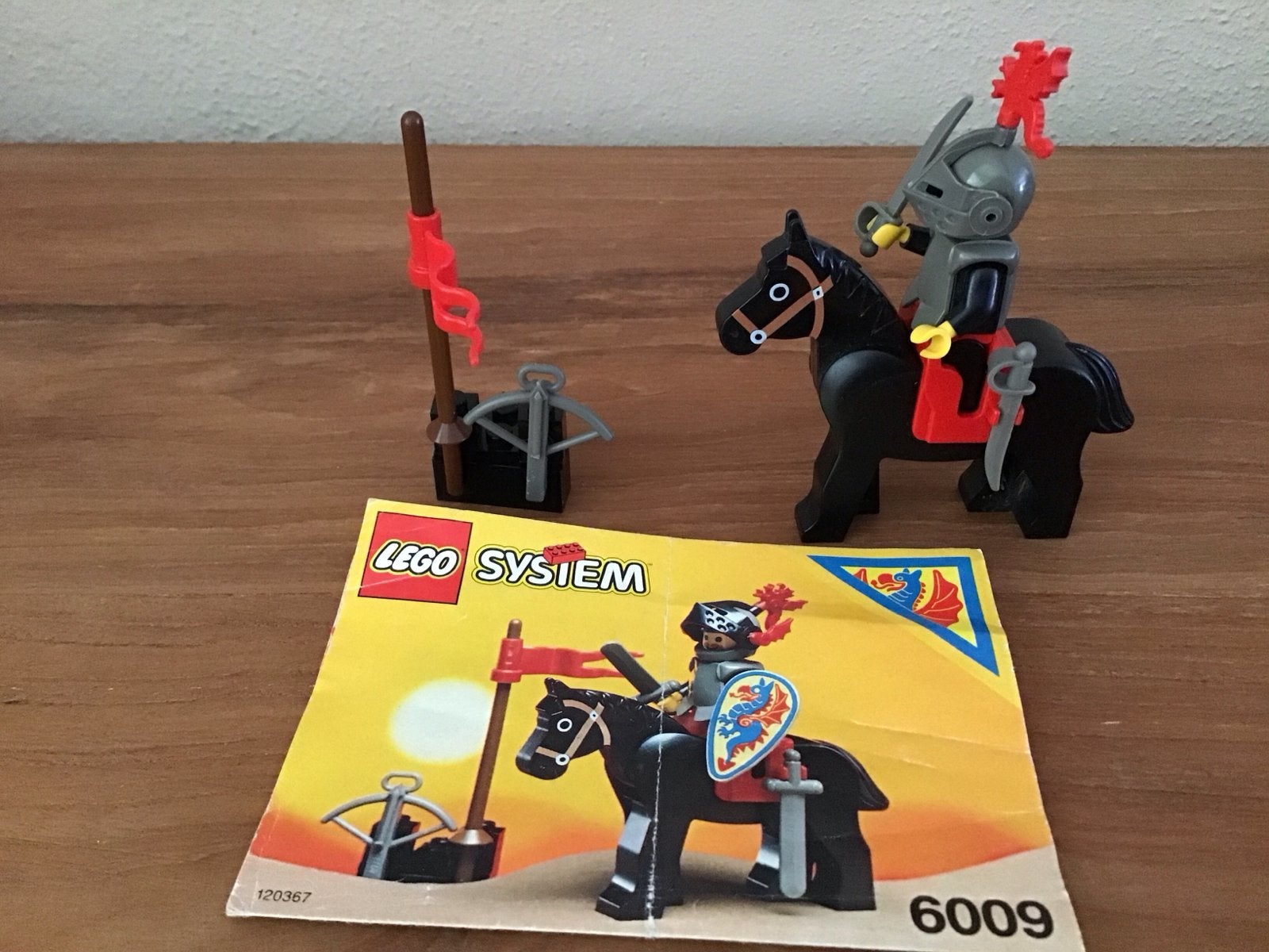 Lego System Kasteel Ridder met Paard en Kruisboog (6009), Ophalen, Gebruikt, Lego, Compleet