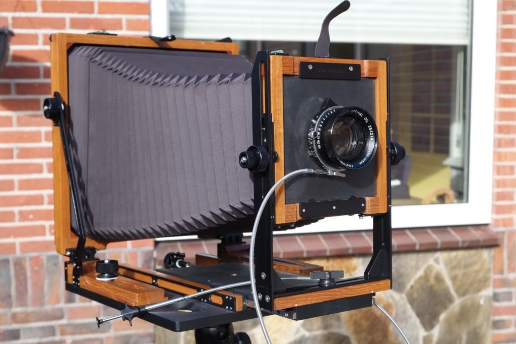 Chamonix 810V grootformaatcamera 8x10 inch met fresnel, Ophalen of Verzenden, Gebruikt, Spiegelreflex, Overige Merken