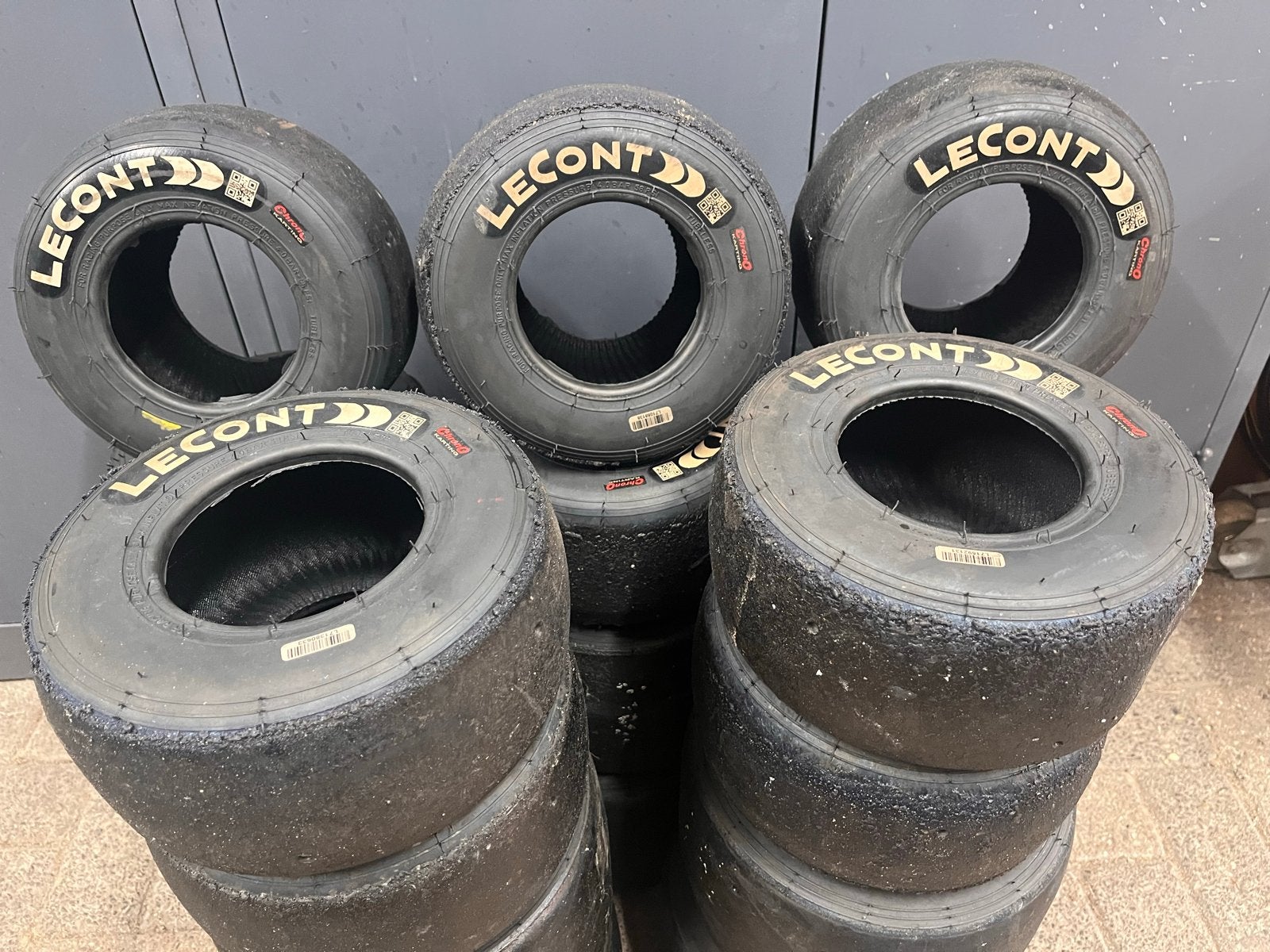Lecont en Apex Kartbanden - Diverse sets, Sport en Fitness, Ophalen, Gebruikt, Onderdelen Kart