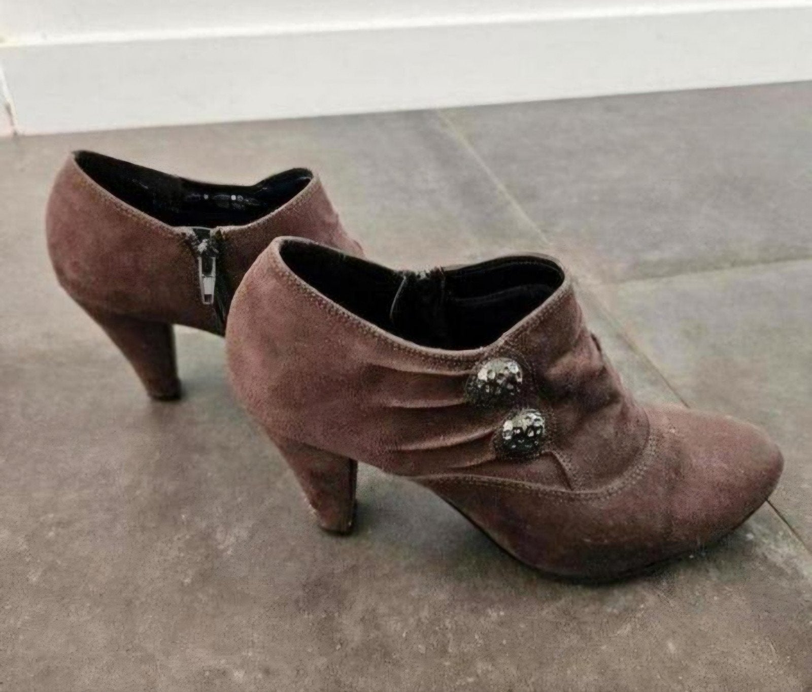 Schoenen met hak maat 38, Ophalen of Verzenden, Zo goed als nieuw, Bruin