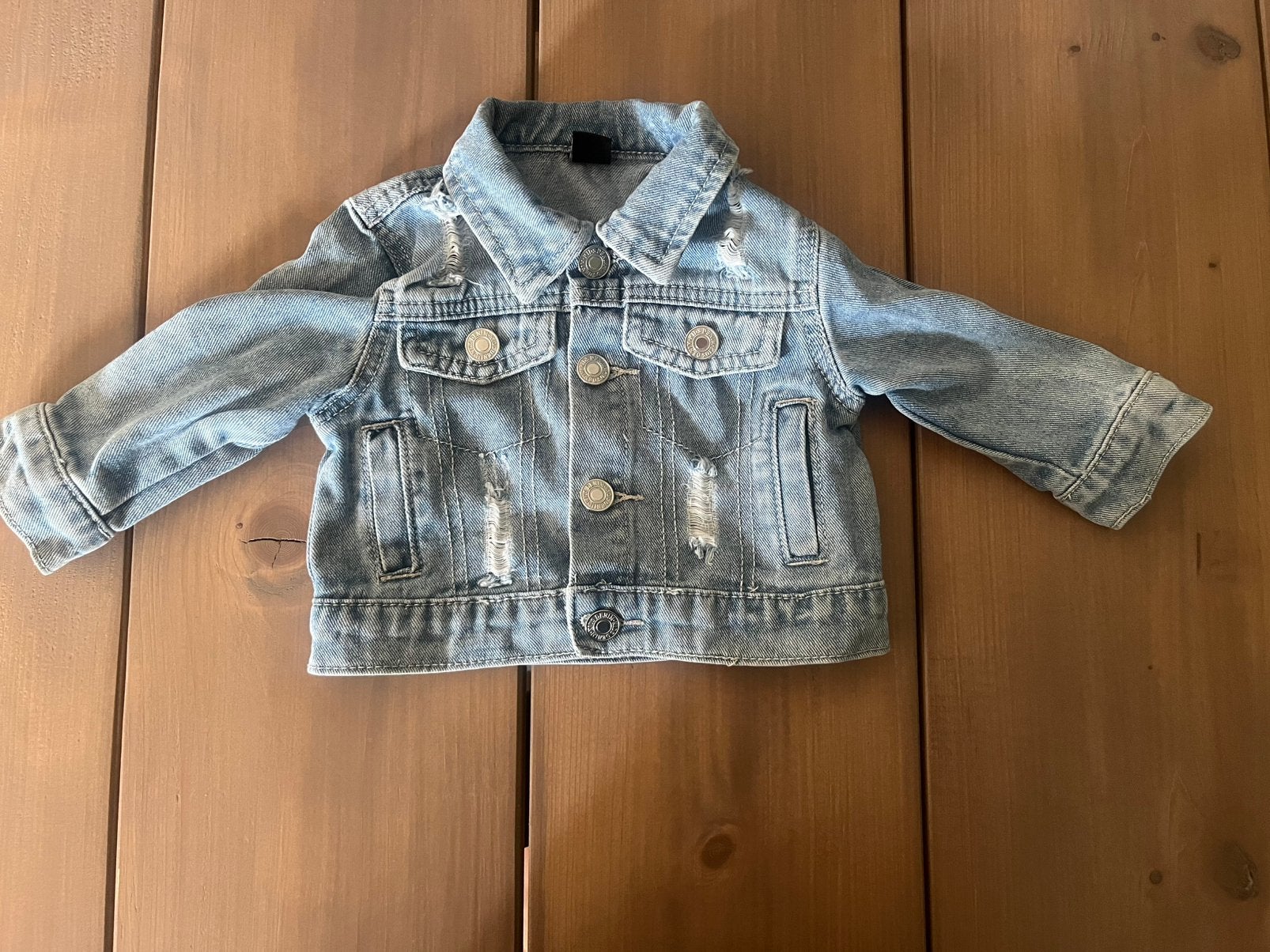 Spijkerjasje blauw 68 denim jasjes jacket babykleding, Kinderen en Baby's, Babykleding | Maat 68, Verzenden, Zo goed als nieuw