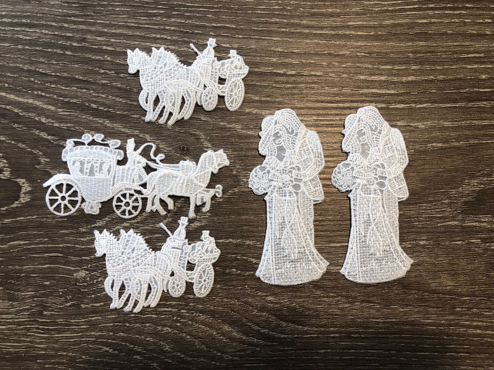 Kanten plaatjes embellishments voor kaart scrapbook, Ophalen of Verzenden, Zo goed als nieuw, Overige thema's, Pons of Mal