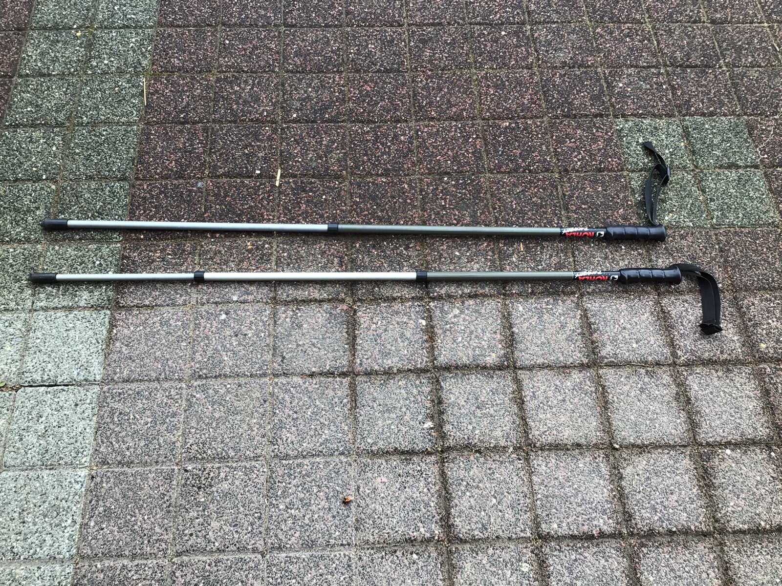 2 Kohla wandelstokken uitschuifbaar, Ophalen of Verzenden, Gebruikt, Wandelstok