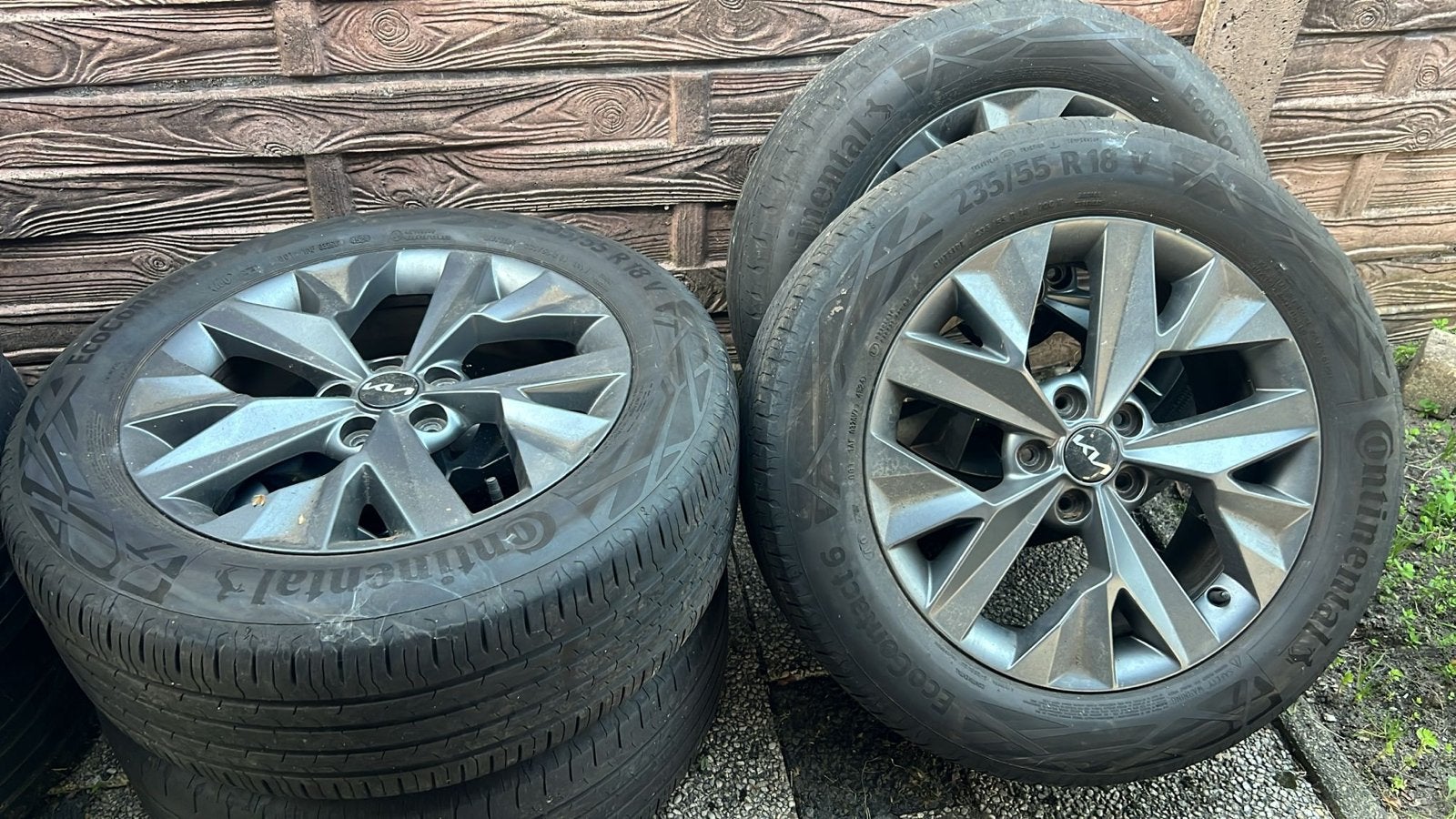 Velgen met bandenmaat 235 55 18r, Auto-onderdelen, Banden en Velgen, Ophalen, 18 inch, Gebruikt, Banden en Velgen