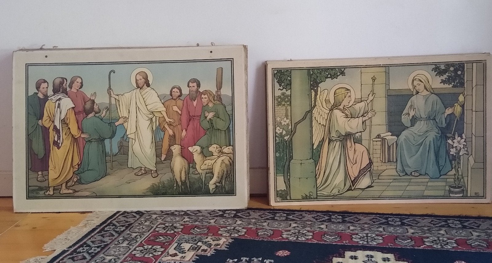 Partij zeer oude religieuze schoolplaten (Mosella Verlag), Ophalen
