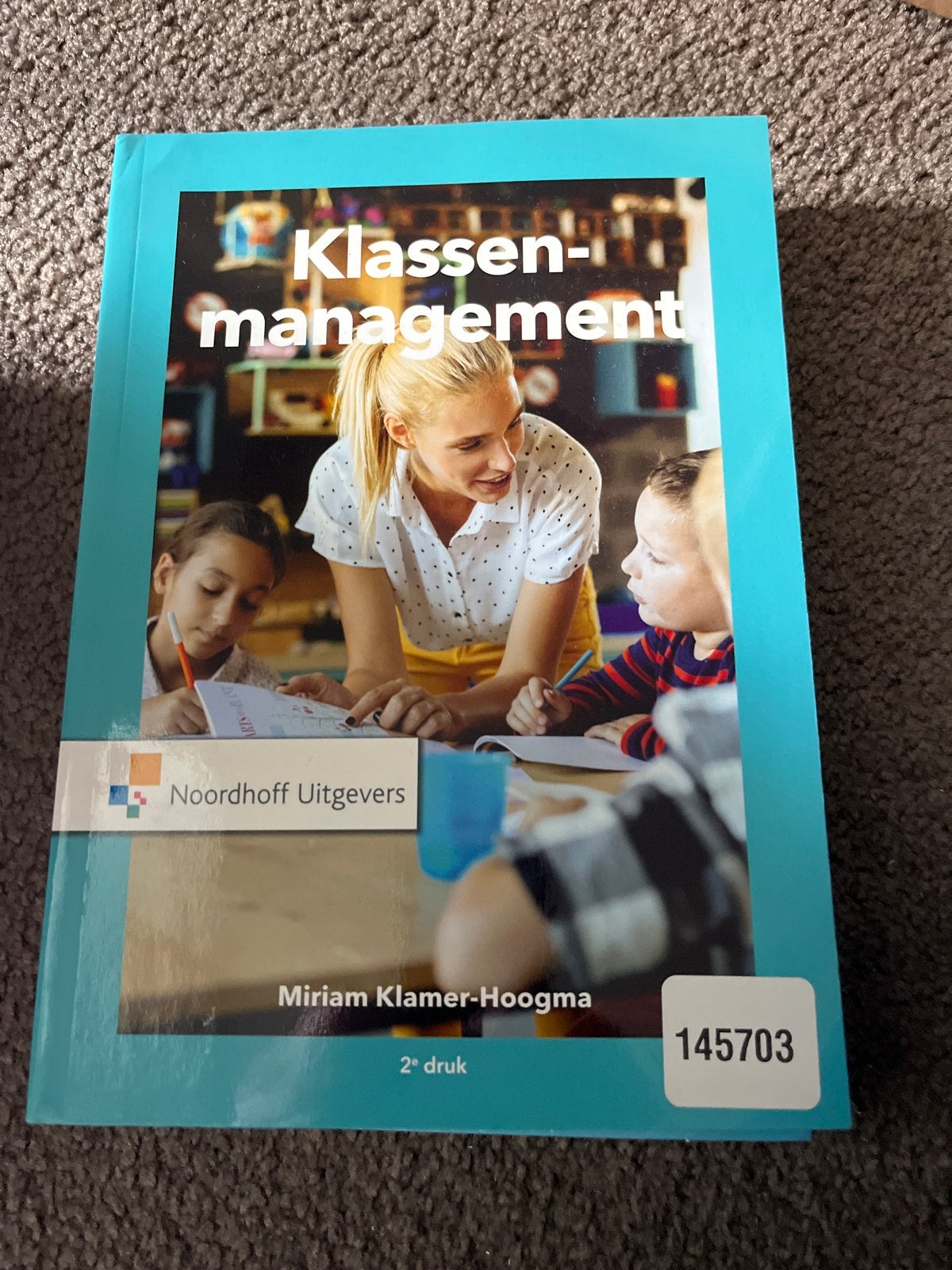 Klassenmanagement - Miriam Klamer-Hoogma (2e druk), Ophalen of Verzenden, Gamma, Zo goed als nieuw, HBO