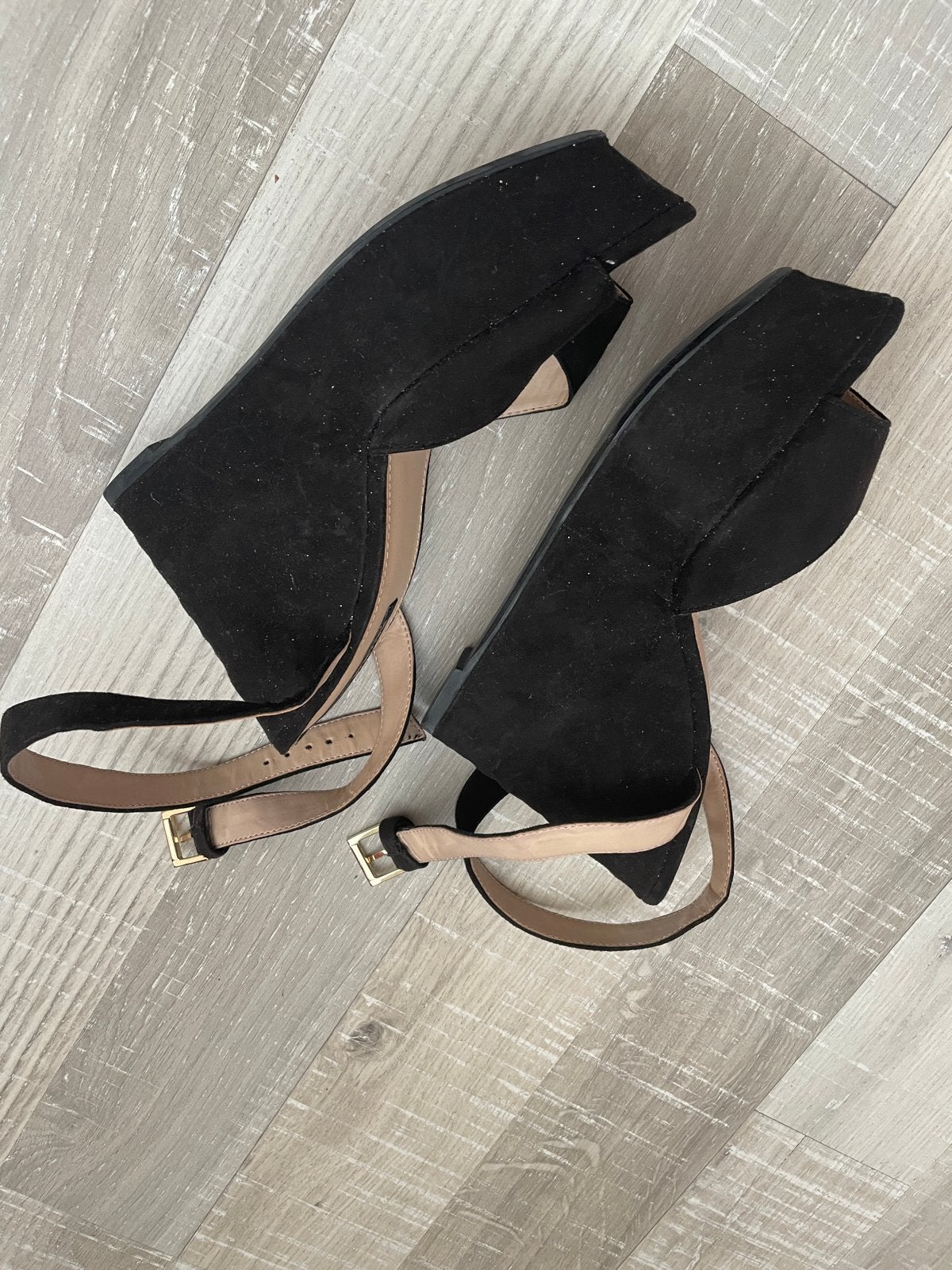 Pull&Bear Zwarte Suède Look Sleehakken maat 37, Kleding | Dames, Ophalen, Gedragen, Zwart, Sandalen of Muiltjes