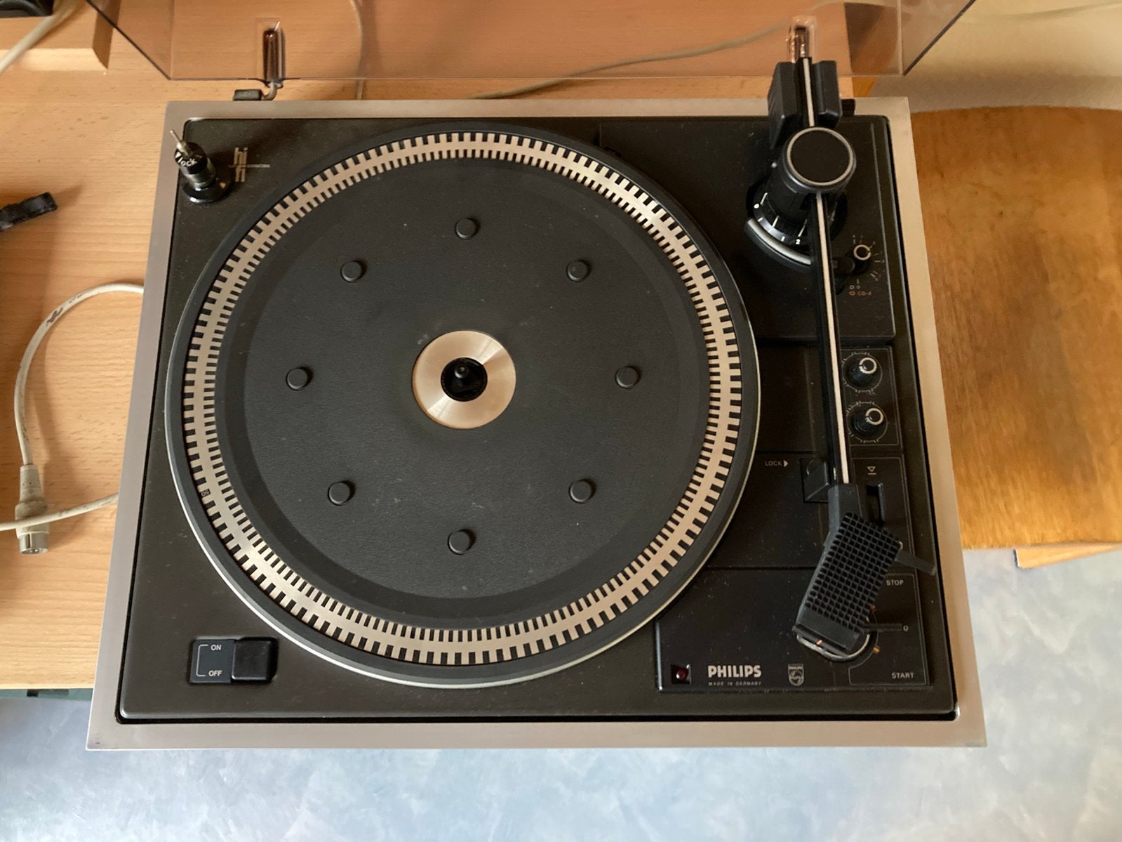 Philips platenspeler dc servodrive automatic 406 Hifi, Ophalen, Gebruikt, Philips