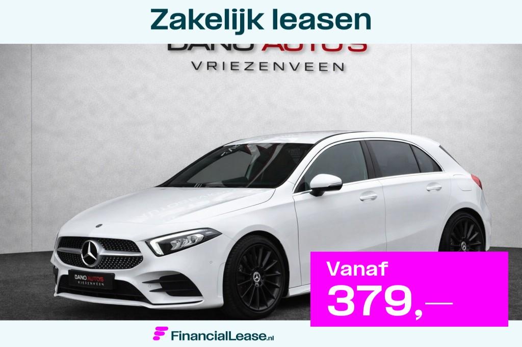 Mercedes-Benz A-Klasse A250 AMG Line LED/Navi/Widescreen/18', Gebruikt, 4 cilinders, Wit, Bedrijf