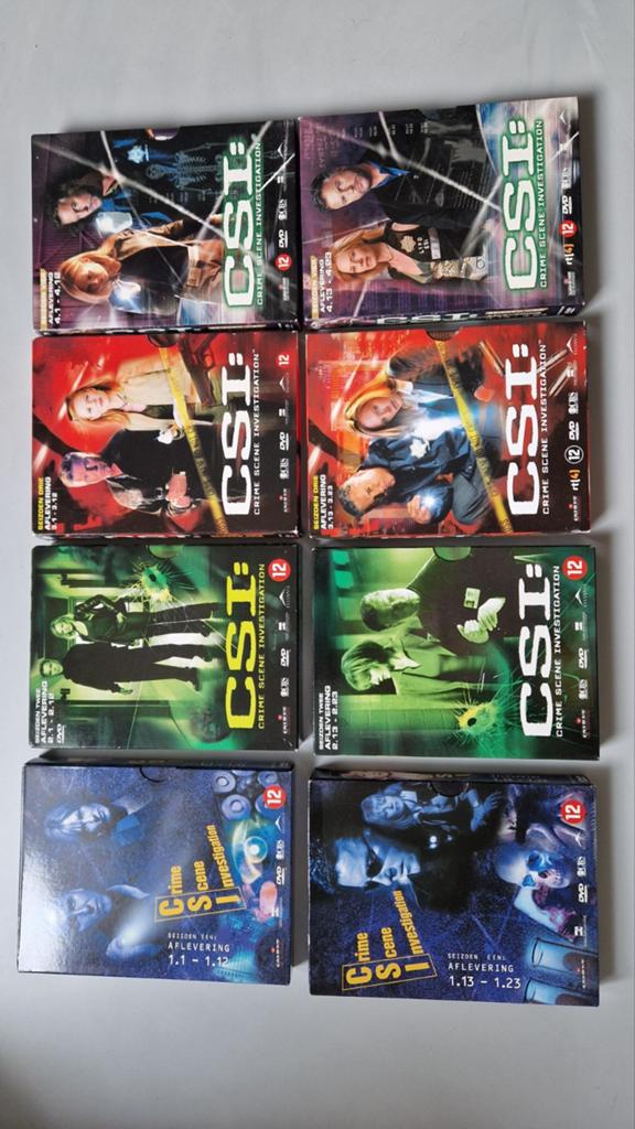 CSI: Crime Scene Investigation DVD Boxsets Seizoen 1-4, Boxset, Ophalen of Verzenden, Zo goed als nieuw, Vanaf 12 jaar