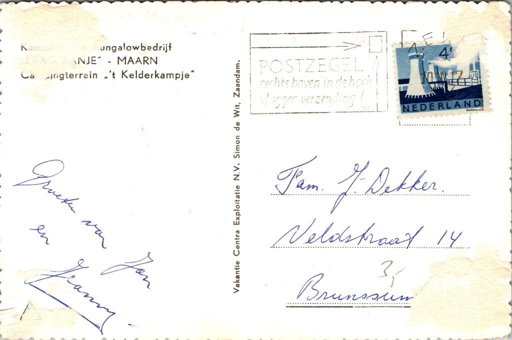 Maarn - 12 oude ansichtkaarten, Verzenden, 1960 tot 1980, Gelopen, Utrecht
