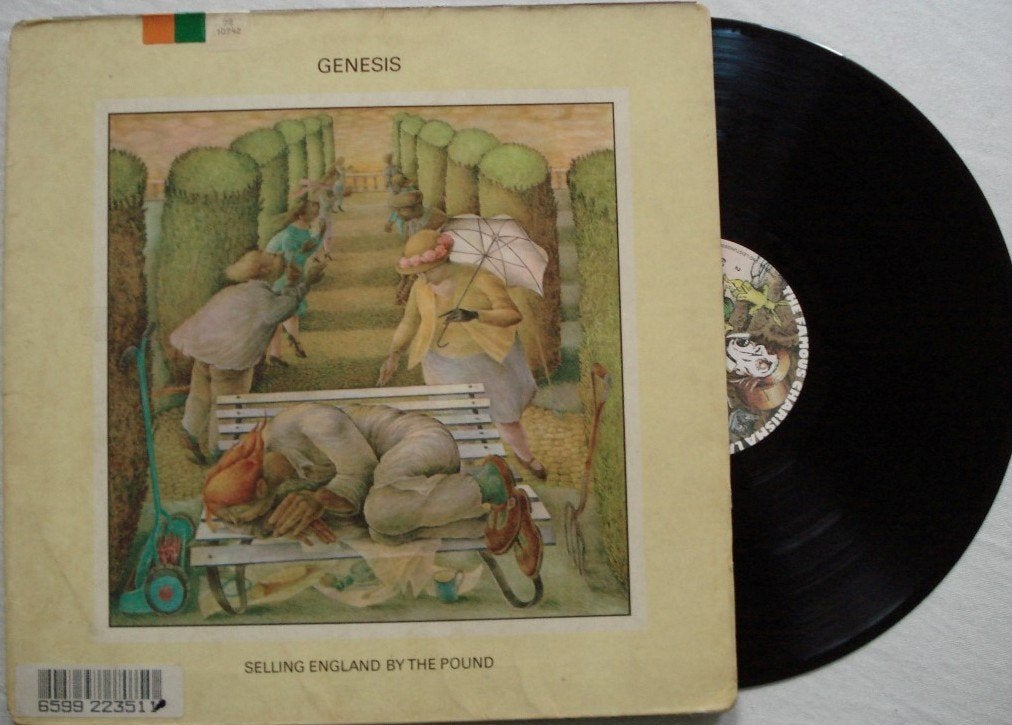 Genesis - Selling England by the pound, LP, Gebruikt, Overige genres, Ophalen of Verzenden