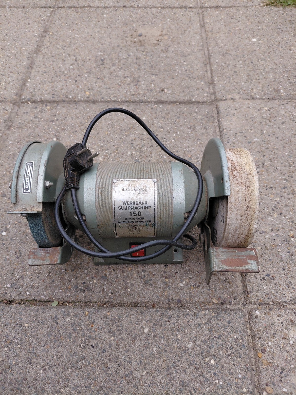 Werkbankslijpmachine, Ophalen, Gebruikt, Minder dan 700 watt, Werkbankslijpmachine