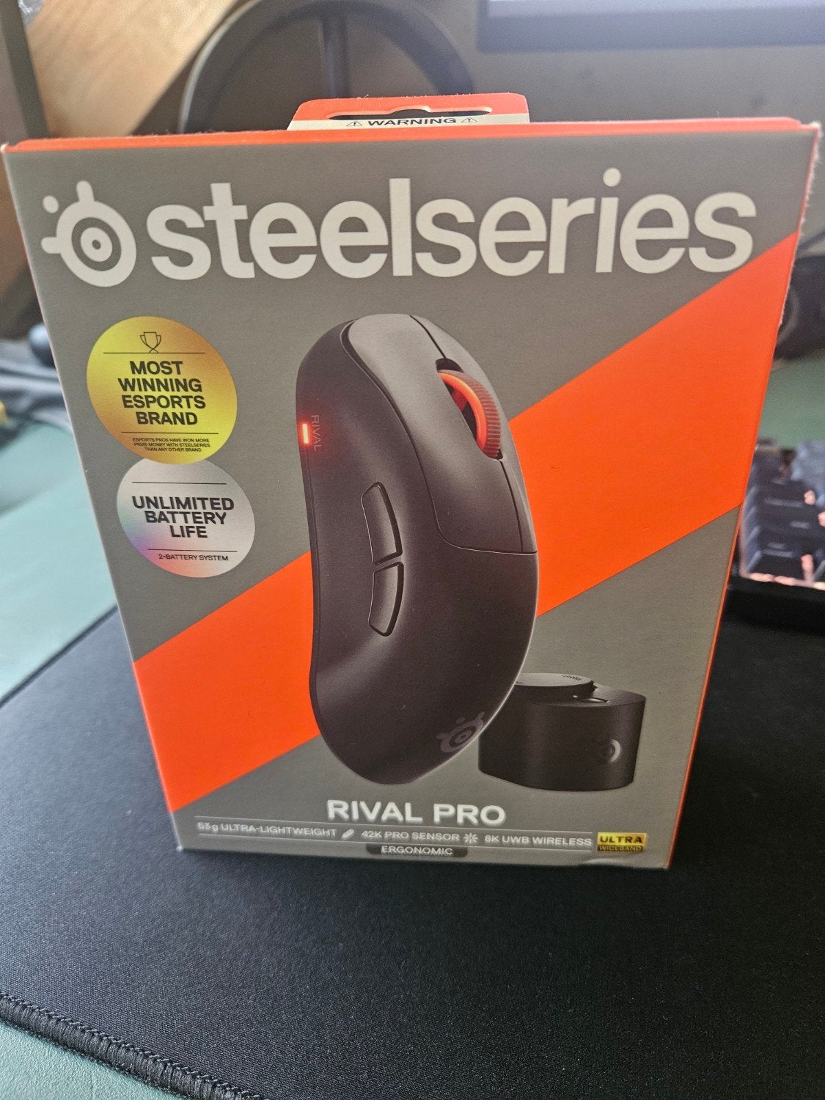 SteelSeries Rival Pro Gaming Muis Draadloos, Computers en Software, Rechtshandig, Muis, Ergonomisch, Ophalen of Verzenden