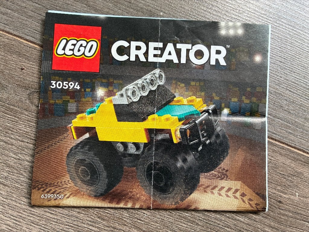 Lego Creator Rock Monster Truck #30594 (2022), Ophalen, Lego, Compleet, Zo goed als nieuw