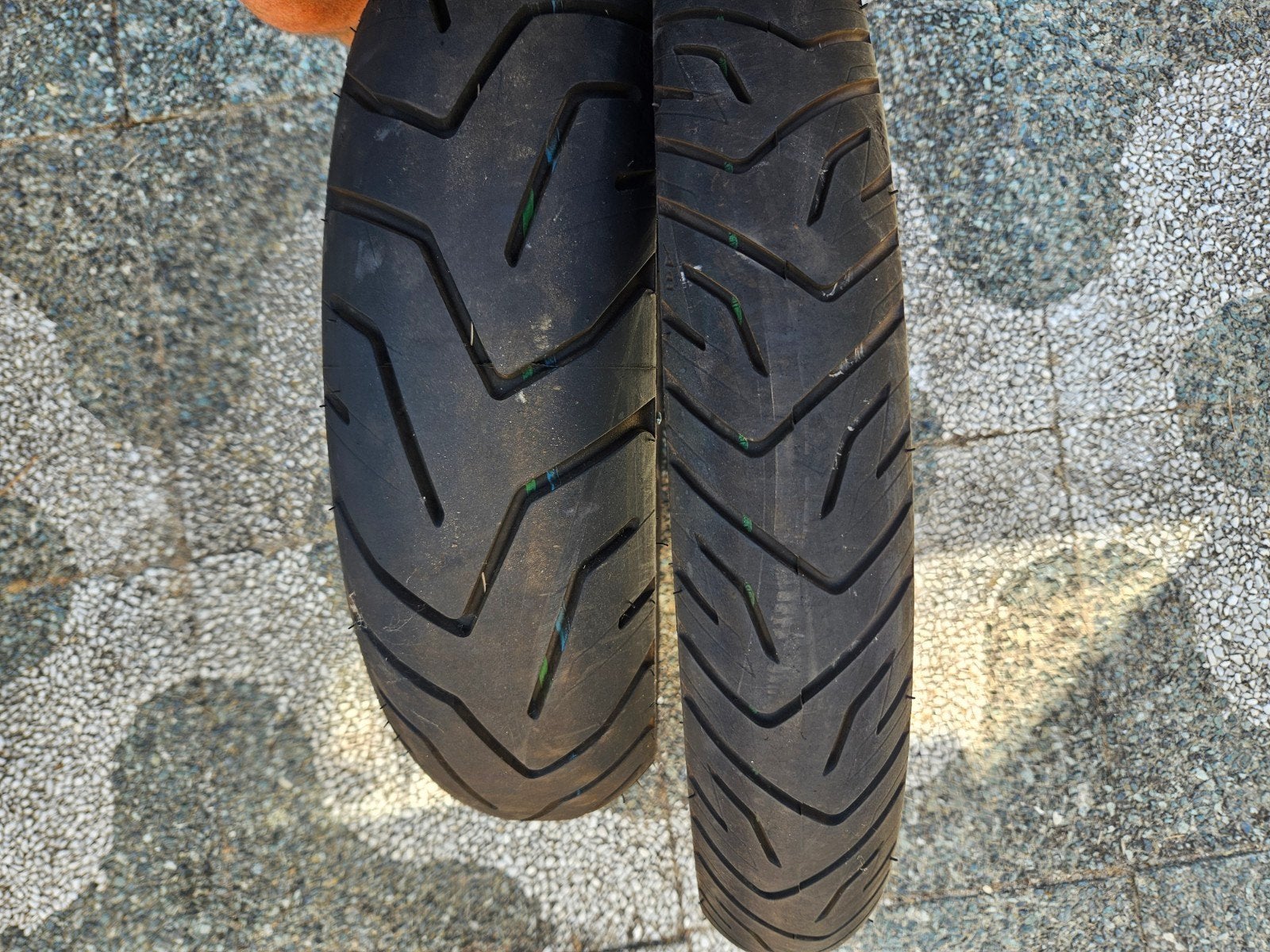 Bridgestone Battlax Adventure A41 motorbanden (set), Motoren, Onderdelen | Overige, Gebruikt, Ophalen