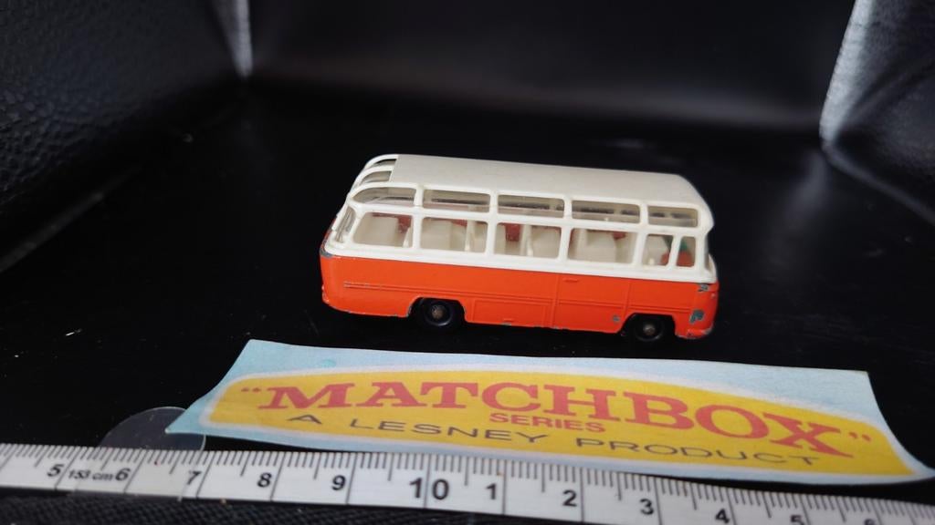 Vintage  Lesney Regular Serie nr.68 Mercedes Coach Bus, Ophalen of Verzenden, Zo goed als nieuw, Auto, Lesney