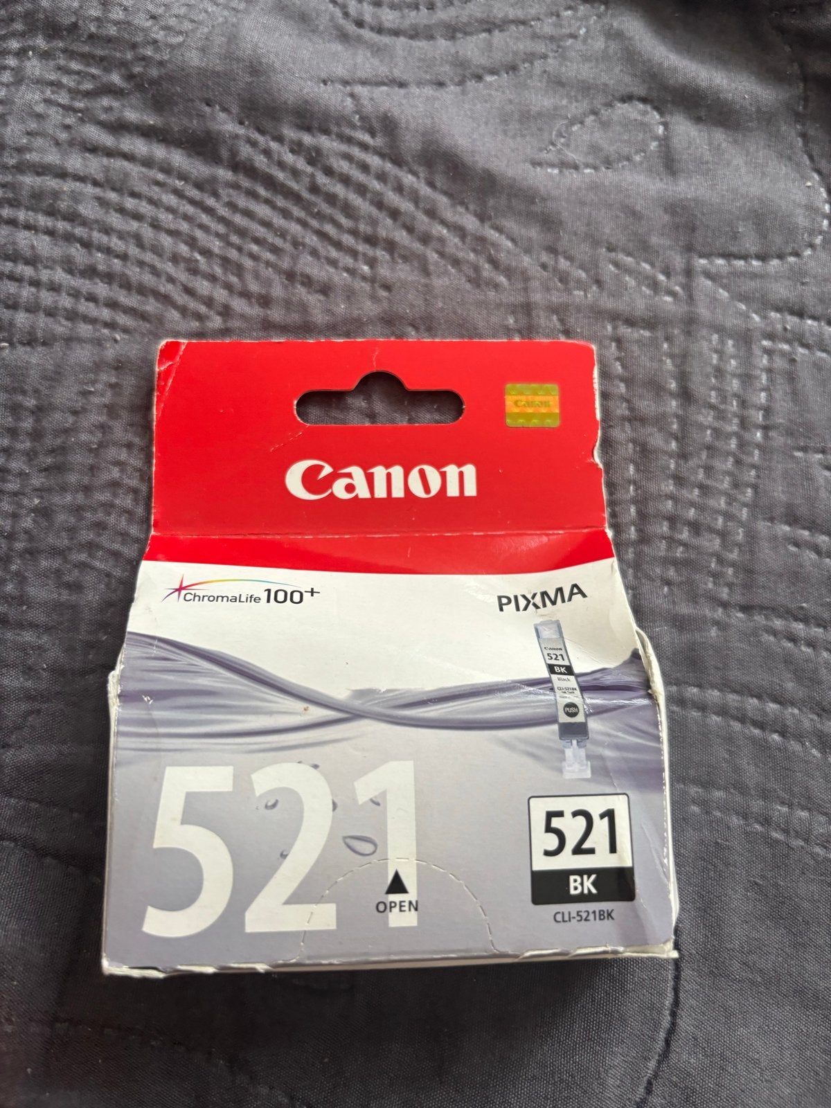 Nieuwe Canon CLI-521BK inktcartridge, Ophalen of Verzenden, Nieuw
